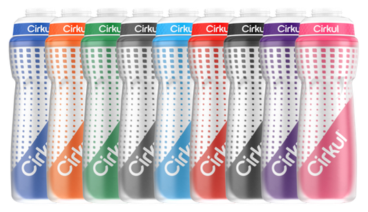 22oz. Insulated Squeeze Plastic Bottle  & Sport Lid