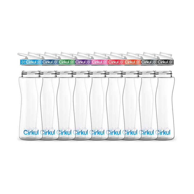 22oz. Plastic Bottle & Comfort  Grip Lid