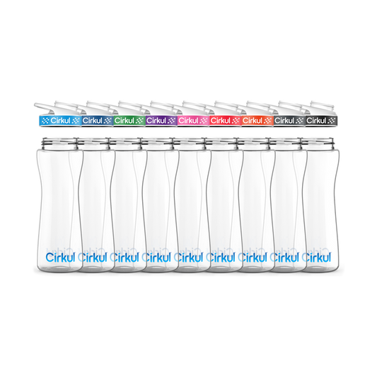 22oz. Plastic Bottle & Comfort  Grip Lid