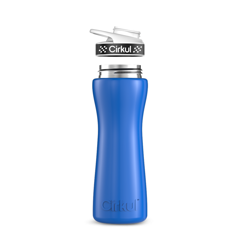 22oz. Stainless Steel Bottle & Comfort Grip  Lid