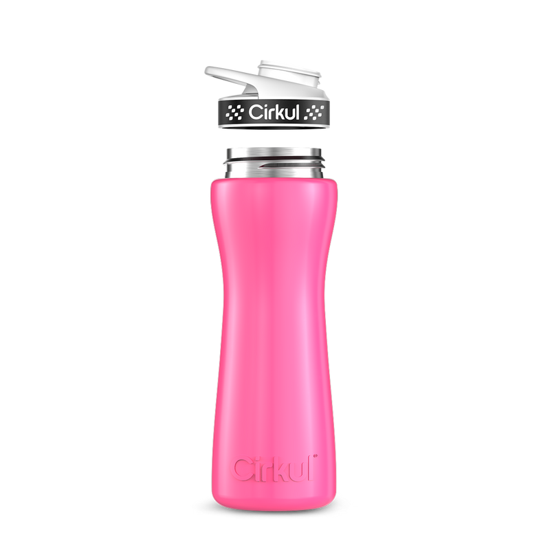 22oz. Stainless Steel Bottle & Comfort Grip  Lid