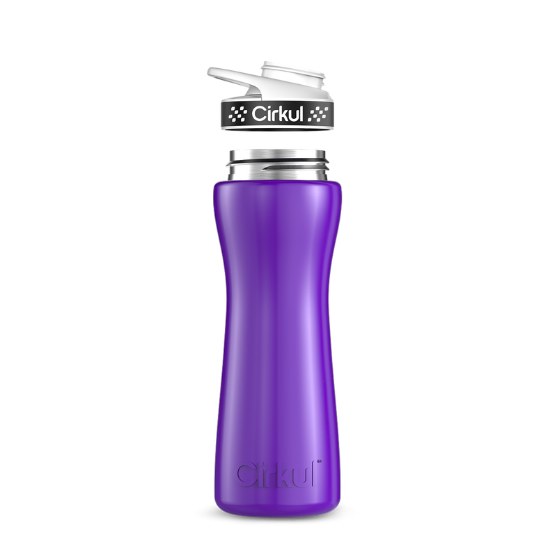 22oz. Stainless Steel Bottle & Comfort Grip  Lid