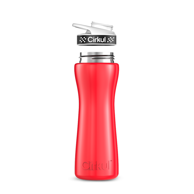 22oz. Stainless Steel Bottle & Comfort Grip  Lid