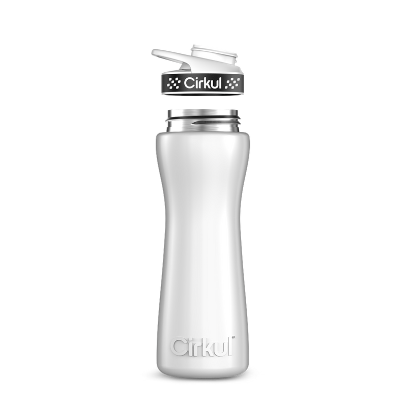 22oz. Stainless Steel Bottle & Comfort Grip  Lid