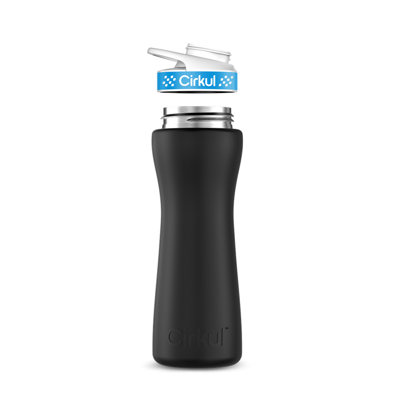 22oz. Stainless Steel Bottle & Comfort Grip  Lid
