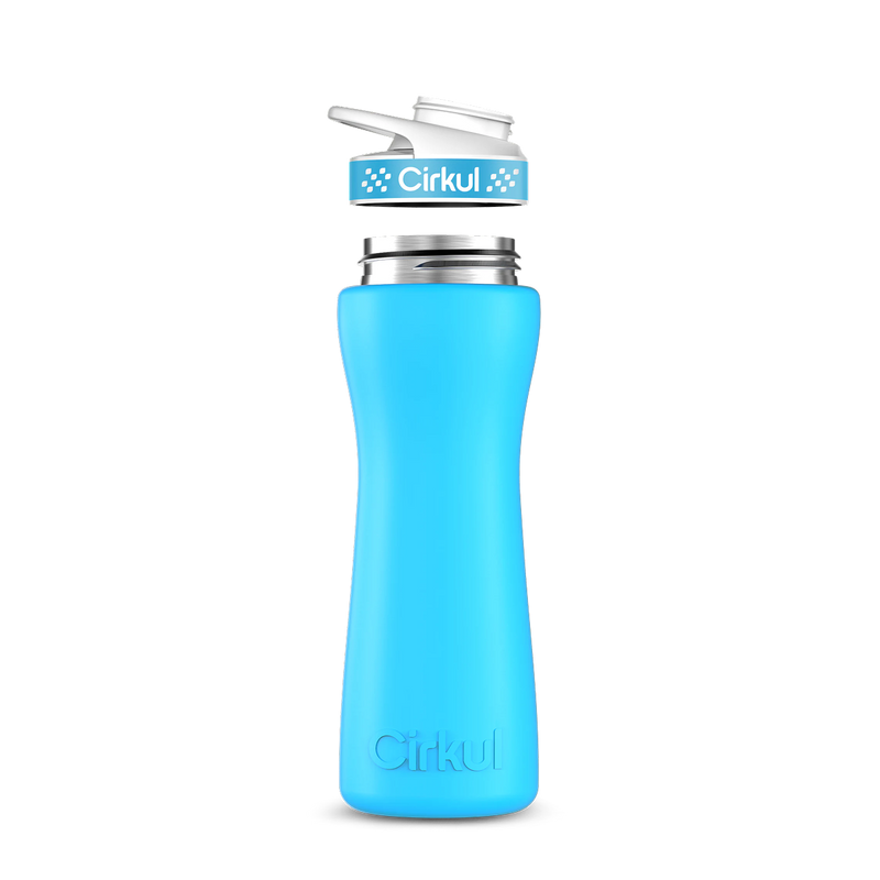 22oz. Stainless Steel Bottle & Comfort Grip  Lid