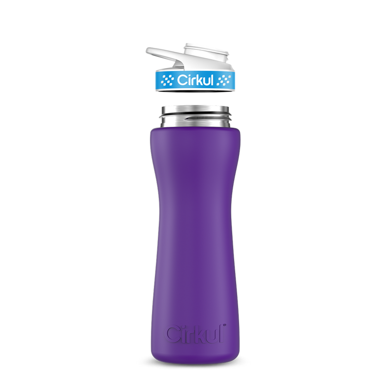 22oz. Stainless Steel Bottle & Comfort Grip  Lid