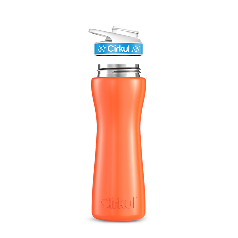 22oz. Stainless Steel Bottle & Comfort Grip  Lid