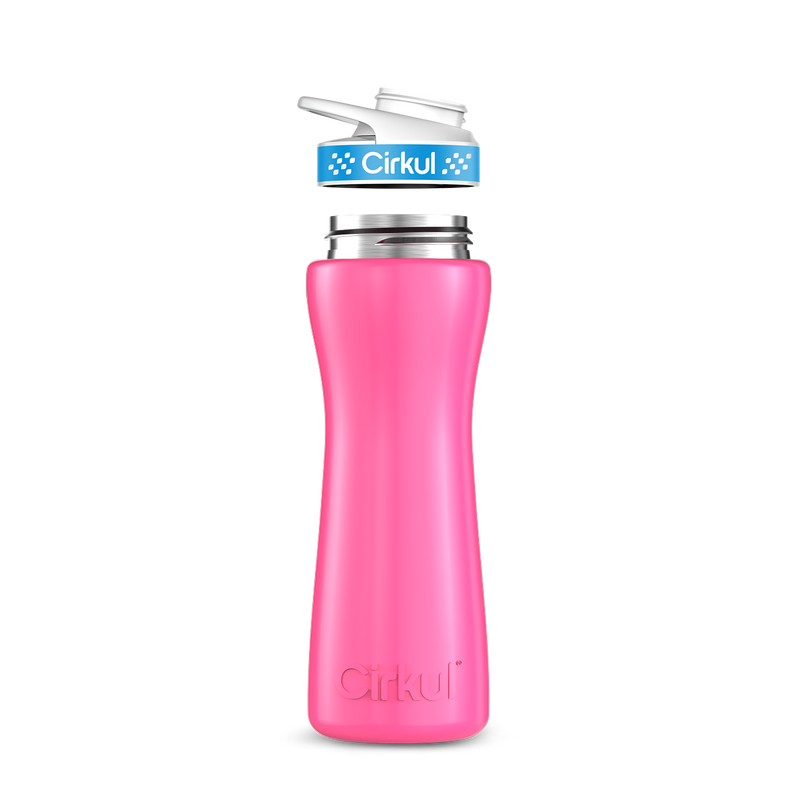 22oz. Stainless Steel Bottle & Comfort Grip  Lid