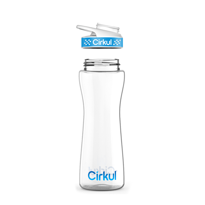 22oz. Plastic Bottle & Comfort  Grip Lid
