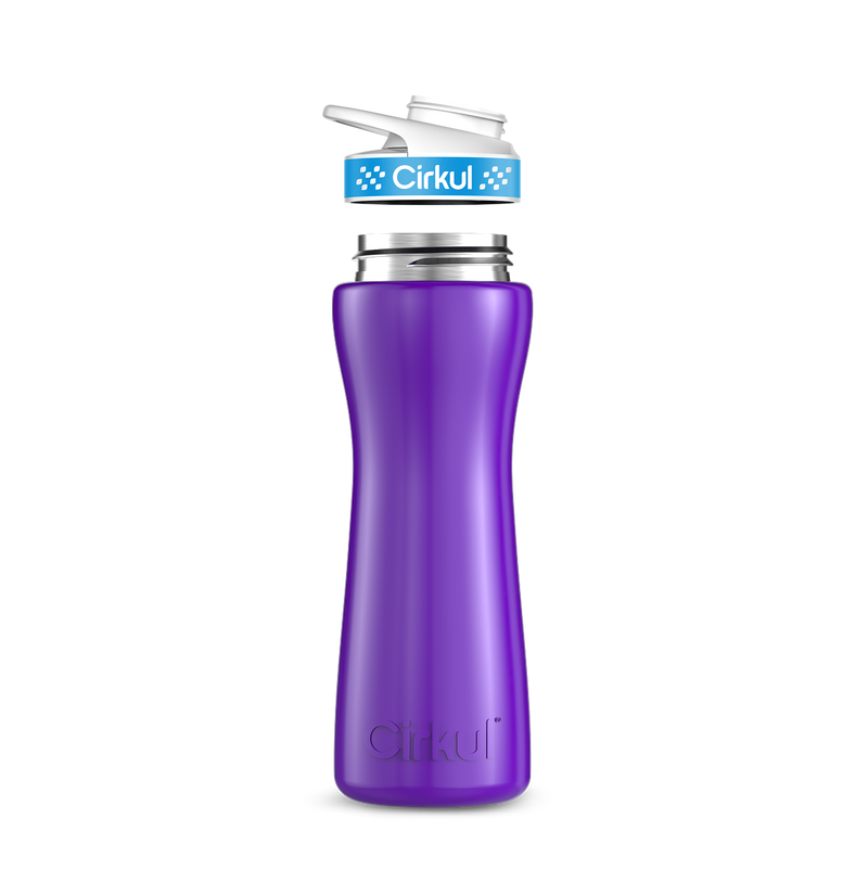 22oz. Stainless Steel Bottle & Comfort Grip  Lid
