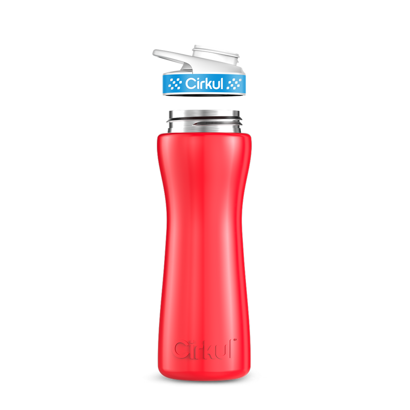 22oz. Stainless Steel Bottle & Comfort Grip  Lid