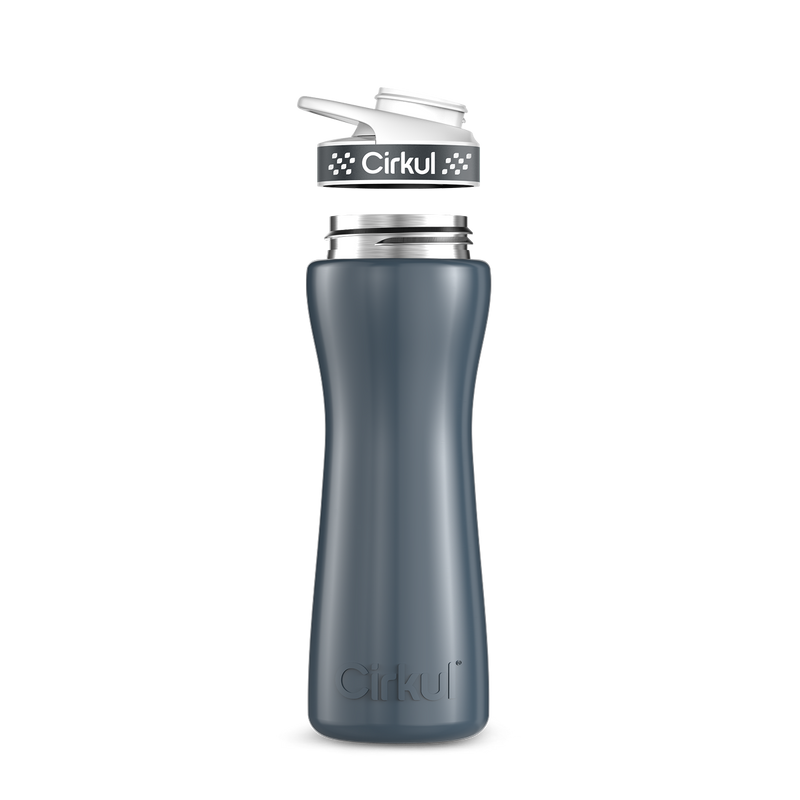 22oz. Stainless Steel Bottle & Comfort Grip  Lid