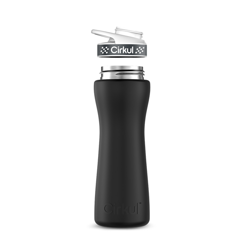 22oz. Stainless Steel Bottle & Comfort Grip  Lid