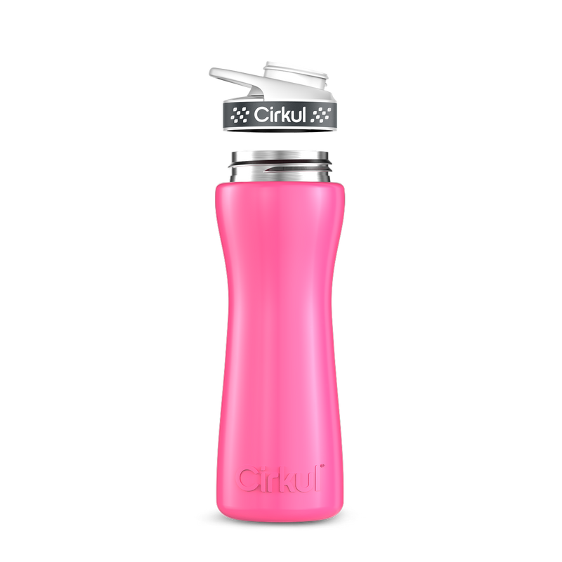 22oz. Stainless Steel Bottle & Comfort Grip  Lid