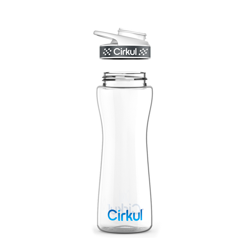 22oz. Plastic Bottle & Comfort  Grip Lid