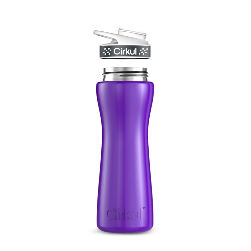 22oz. Stainless Steel Bottle & Comfort Grip  Lid
