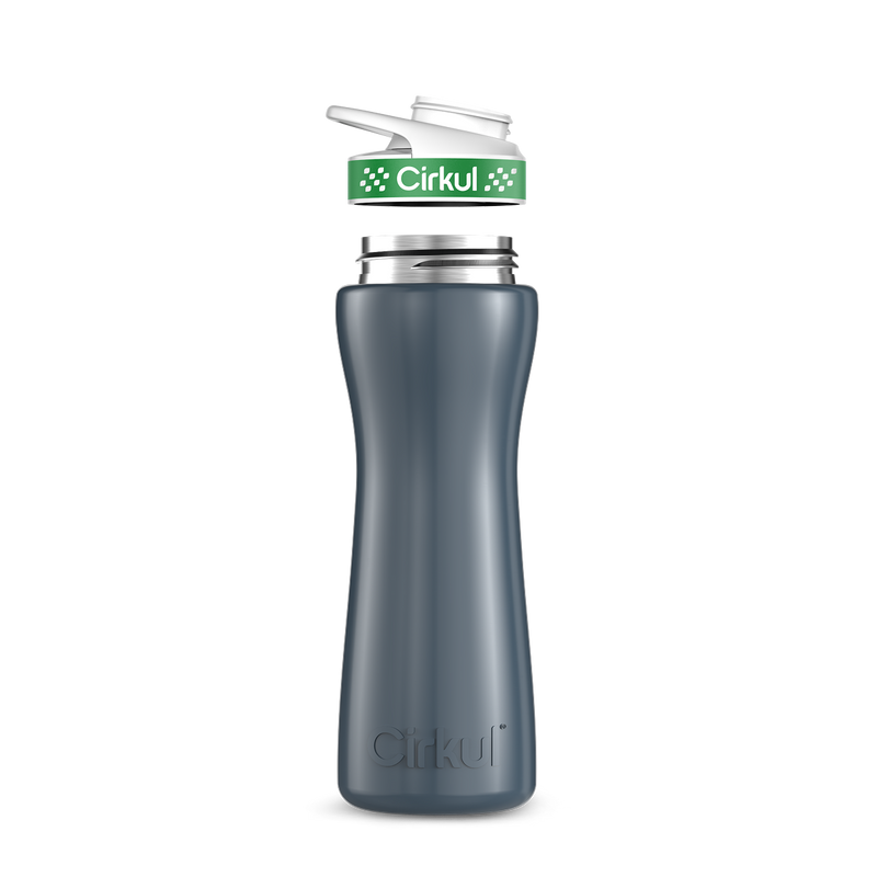 22oz. Stainless Steel Bottle & Comfort Grip  Lid