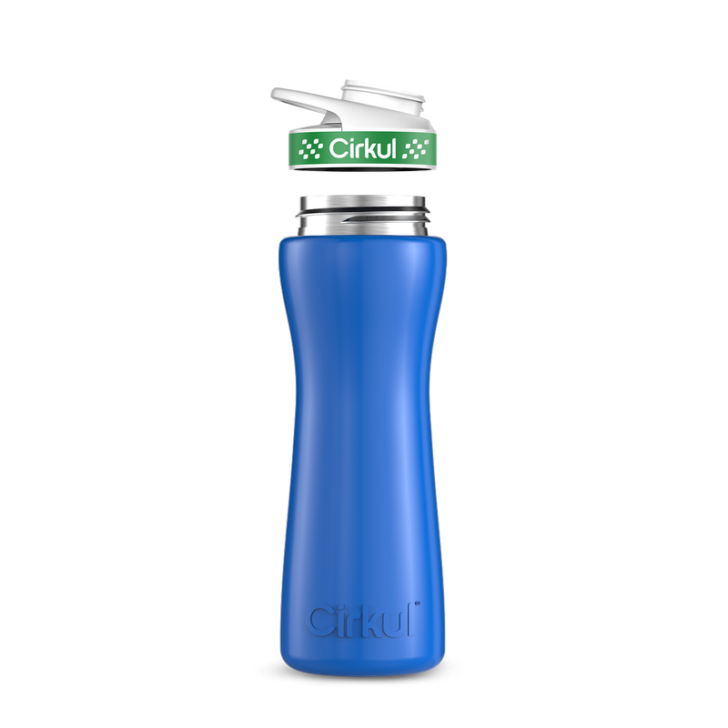 22oz. Stainless Steel Bottle & Comfort Grip  Lid