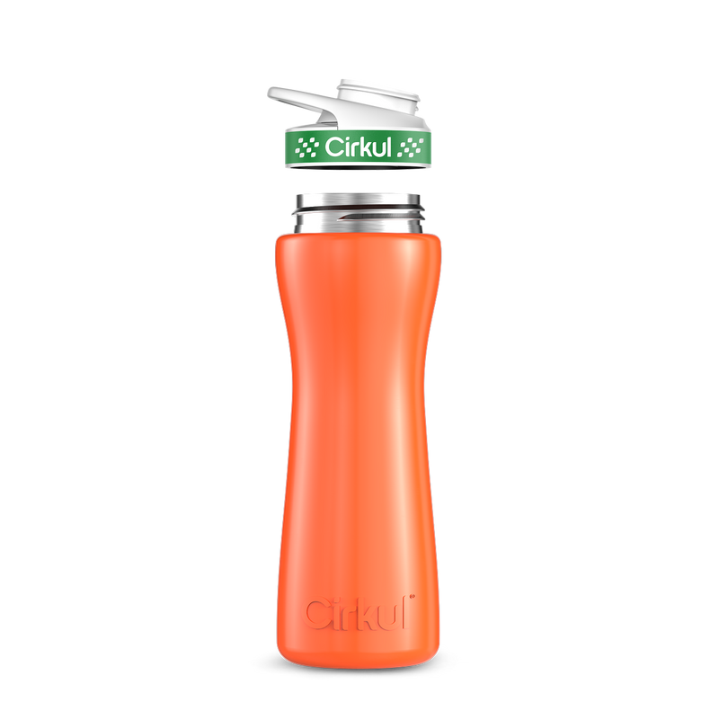 22oz. Stainless Steel Bottle & Comfort Grip  Lid
