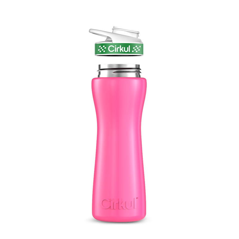22oz. Stainless Steel Bottle & Comfort Grip  Lid