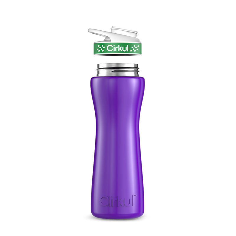 22oz. Stainless Steel Bottle & Comfort Grip  Lid