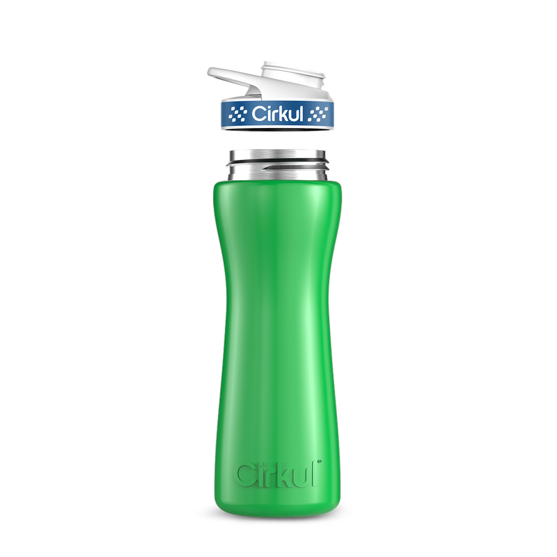 22oz. Stainless Steel Bottle & Comfort Grip  Lid