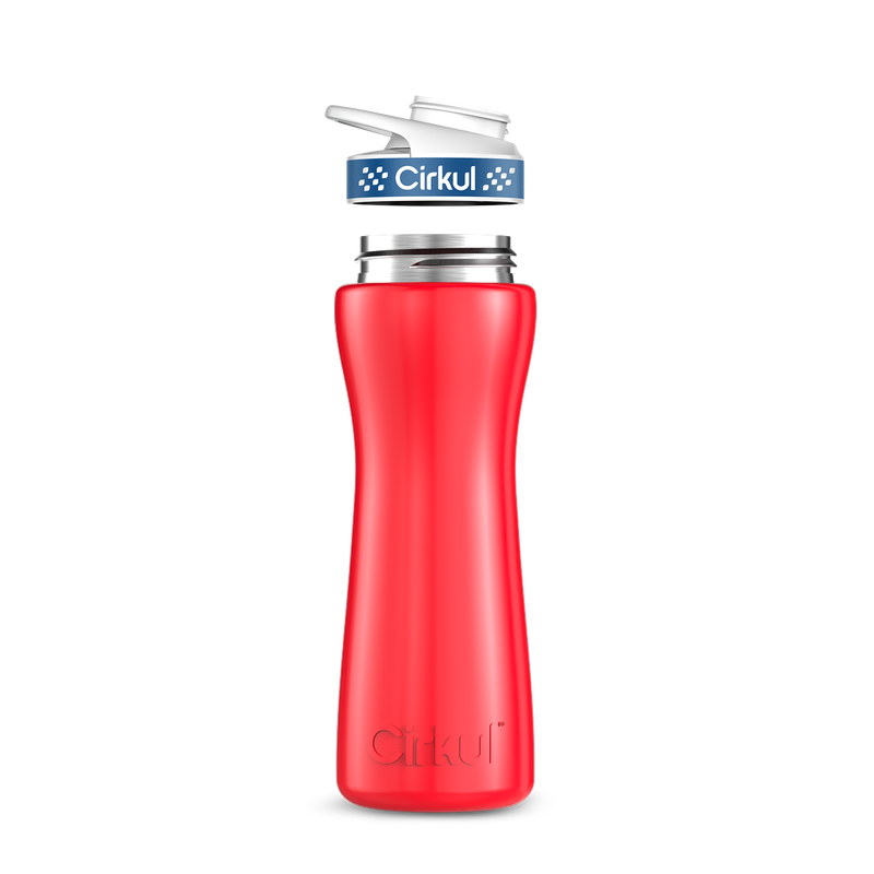 22oz. Stainless Steel Bottle & Comfort Grip  Lid