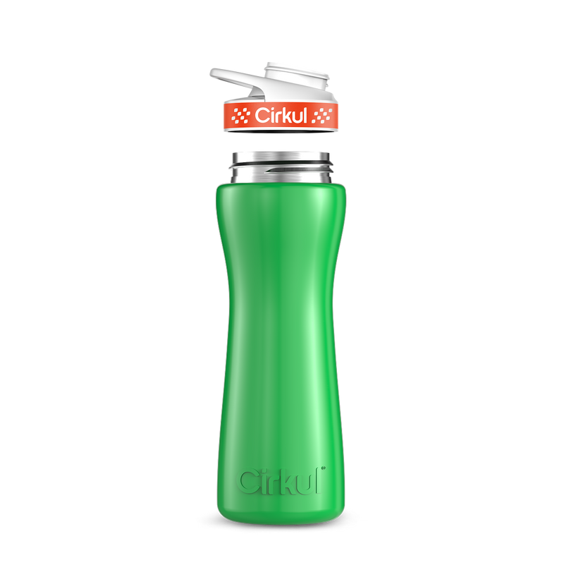22oz. Stainless Steel Bottle & Comfort Grip  Lid