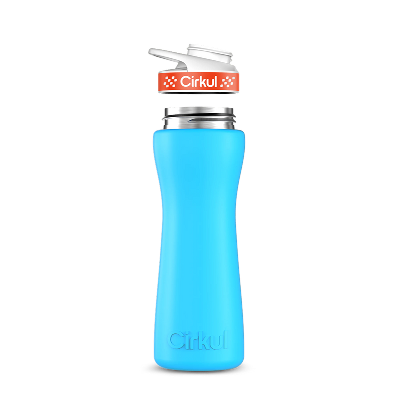 22oz. Stainless Steel Bottle & Comfort Grip  Lid