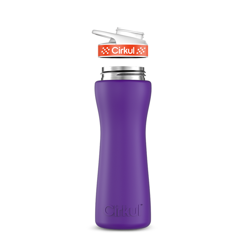 22oz. Stainless Steel Bottle & Comfort Grip  Lid