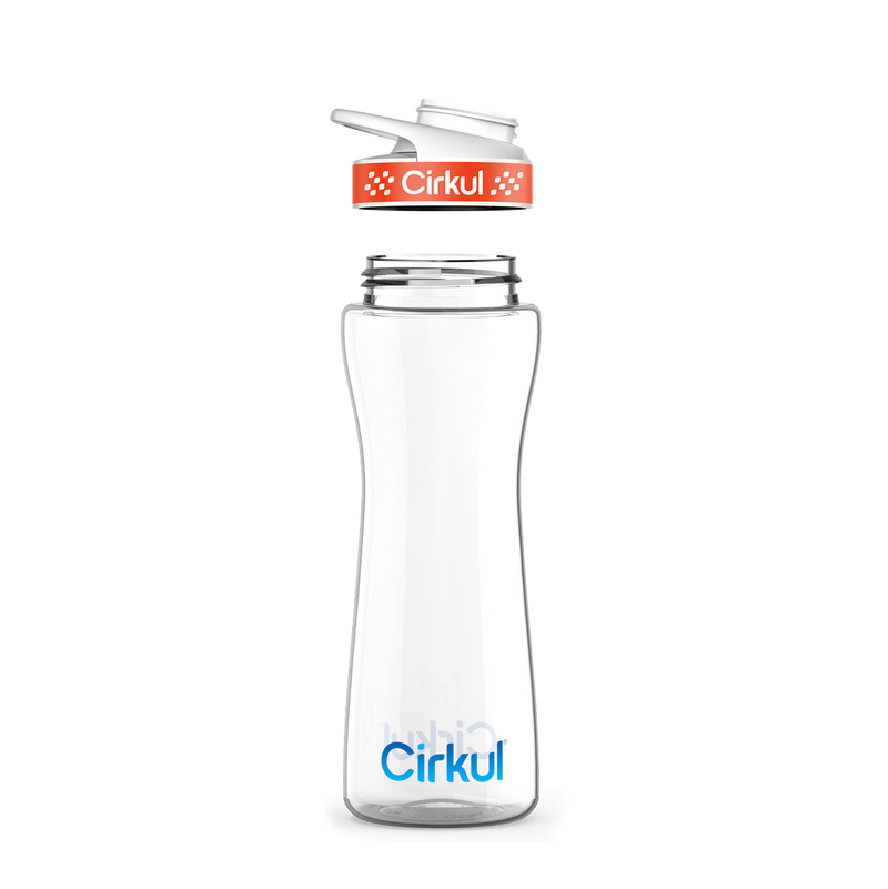 22oz. Plastic Bottle & Comfort  Grip Lid