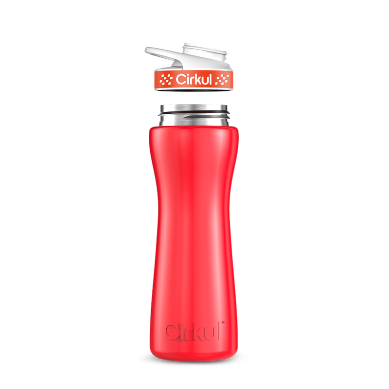 22oz. Stainless Steel Bottle & Comfort Grip  Lid