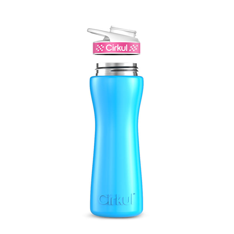 22oz. Stainless Steel Bottle & Comfort Grip  Lid