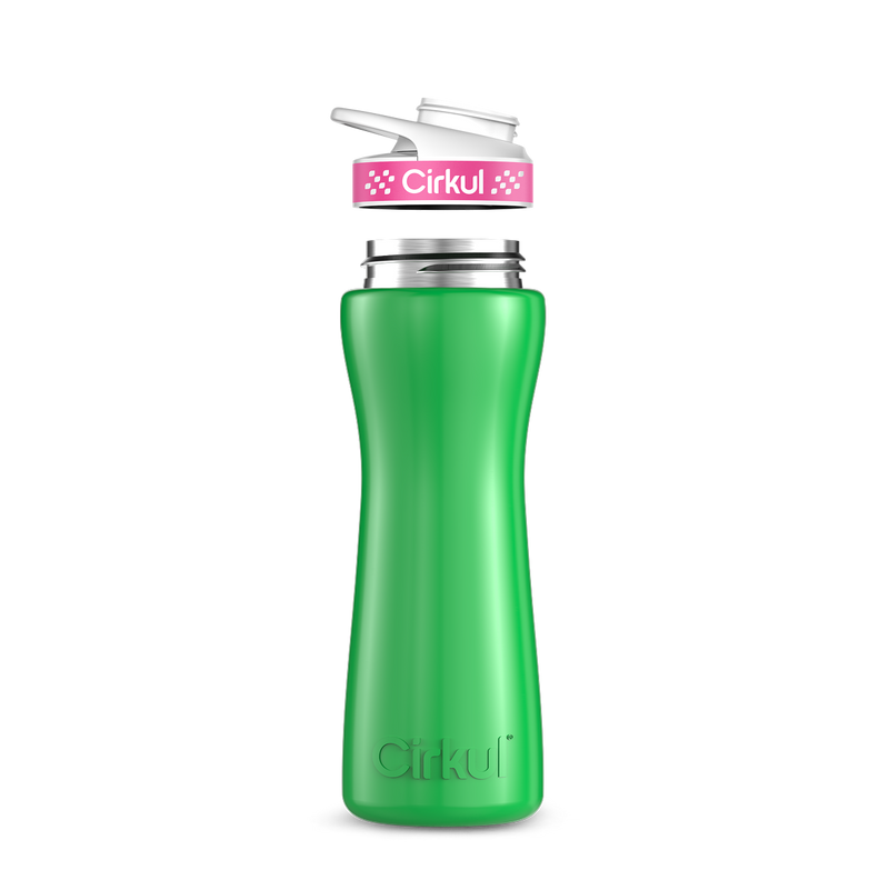 22oz. Stainless Steel Bottle & Comfort Grip  Lid
