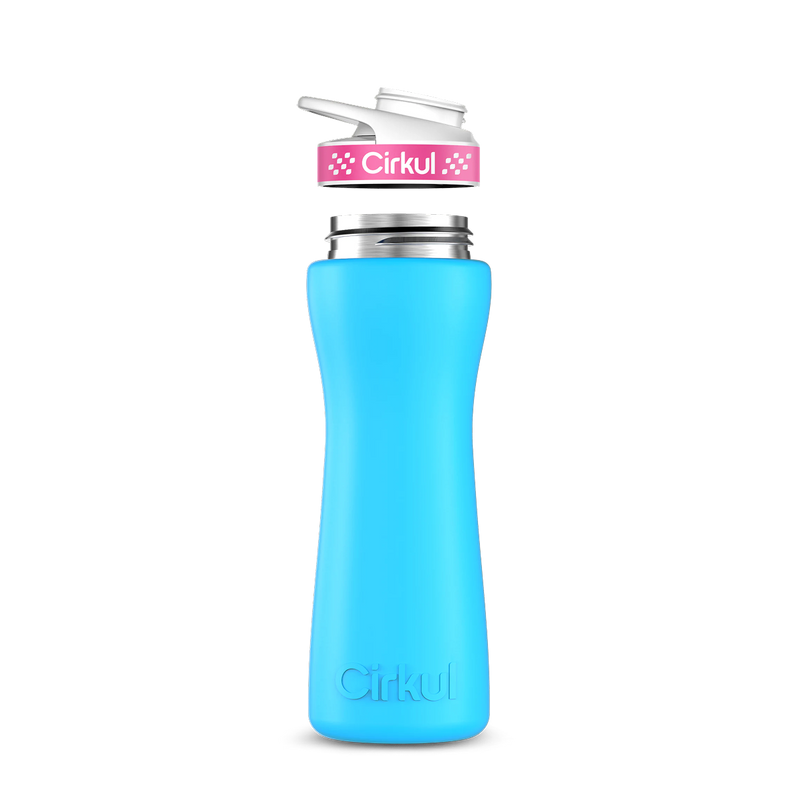 22oz. Stainless Steel Bottle & Comfort Grip  Lid