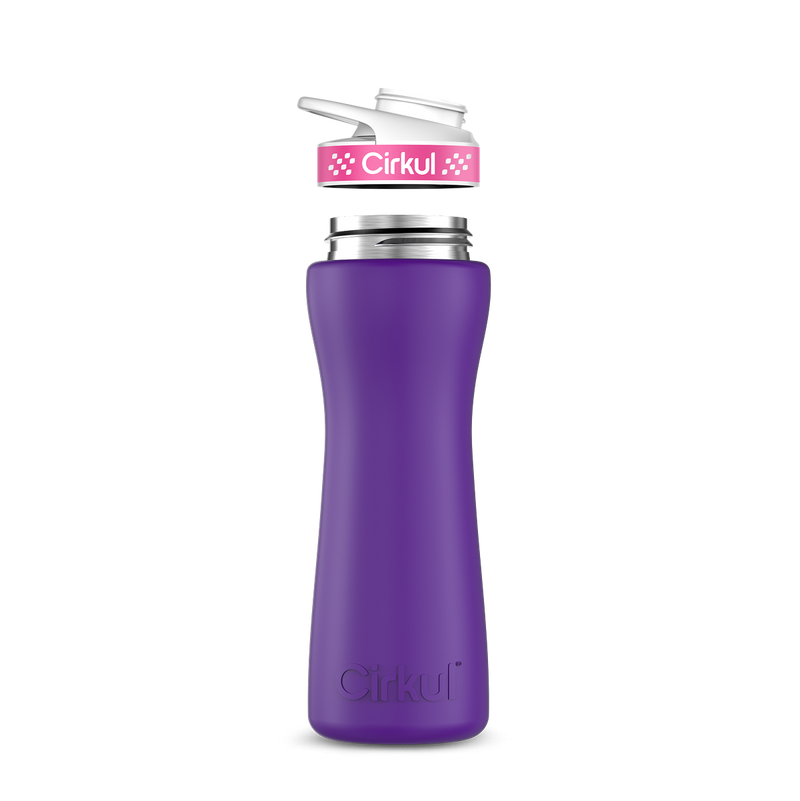 22oz. Stainless Steel Bottle & Comfort Grip  Lid