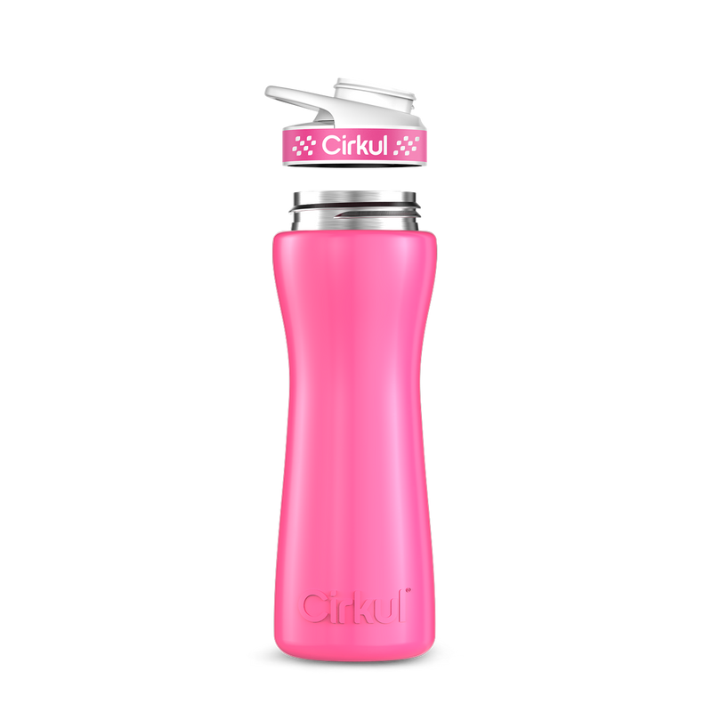 22oz. Stainless Steel Bottle & Comfort Grip  Lid