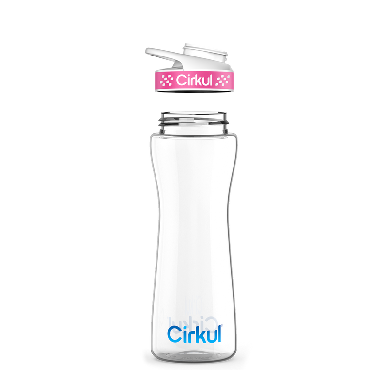 22oz. Plastic Bottle & Comfort  Grip Lid