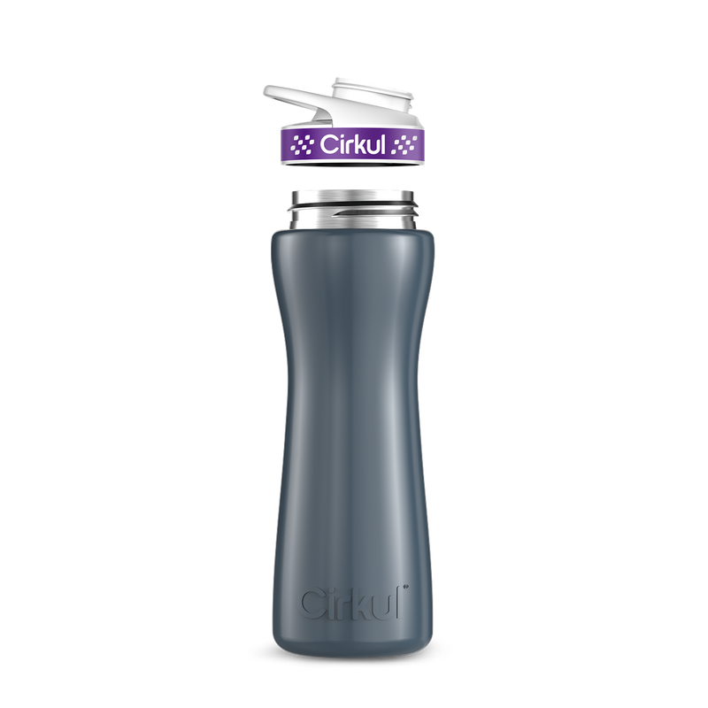 22oz. Stainless Steel Bottle & Comfort Grip  Lid