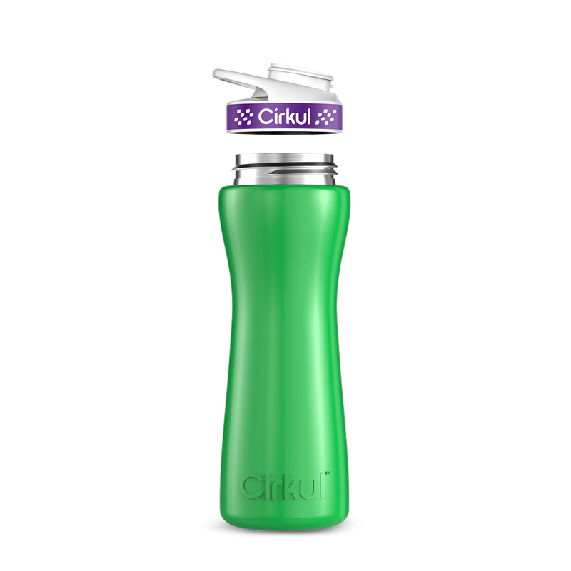 22oz. Stainless Steel Bottle & Comfort Grip  Lid