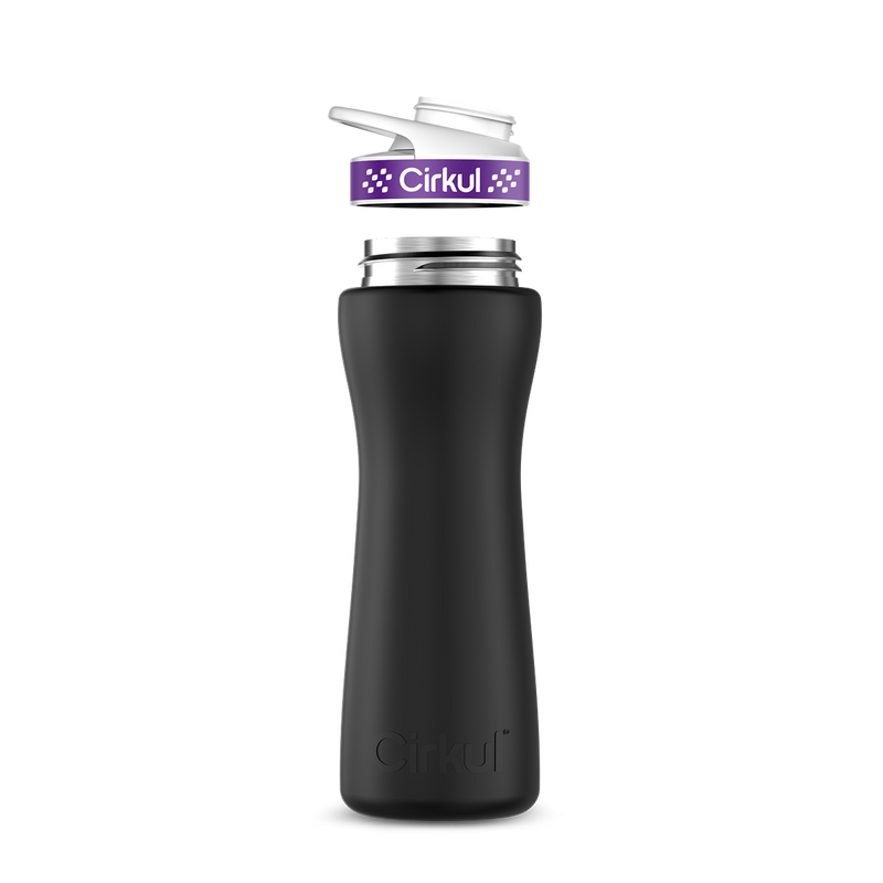 22oz. Stainless Steel Bottle & Comfort Grip  Lid