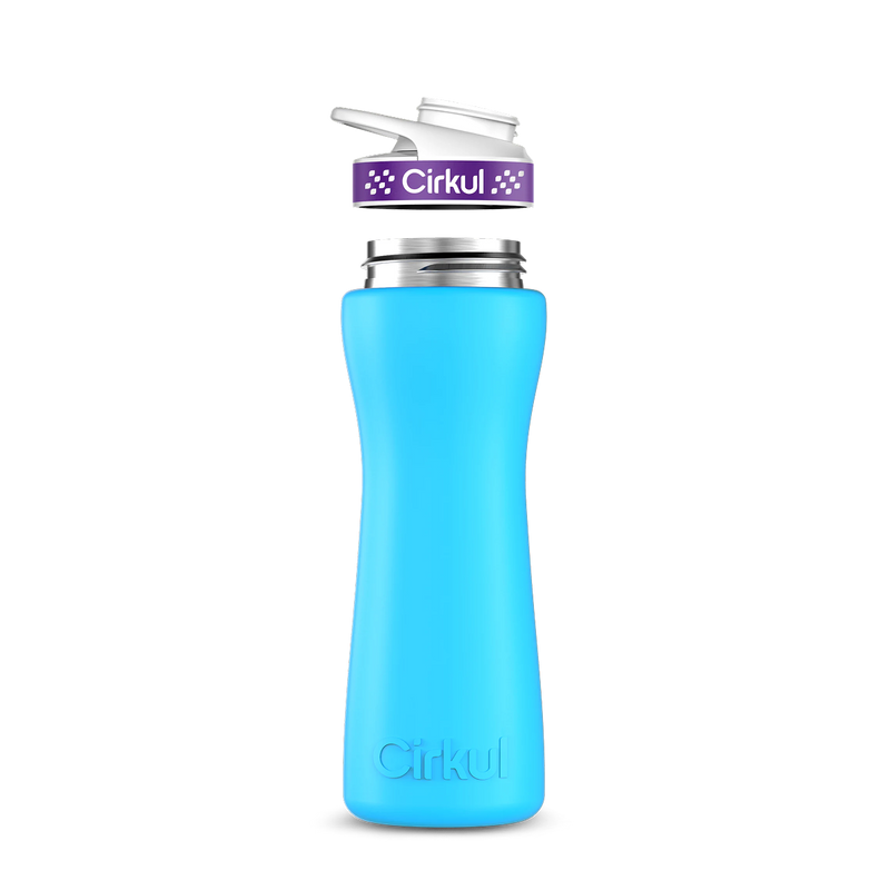 22oz. Stainless Steel Bottle & Comfort Grip  Lid