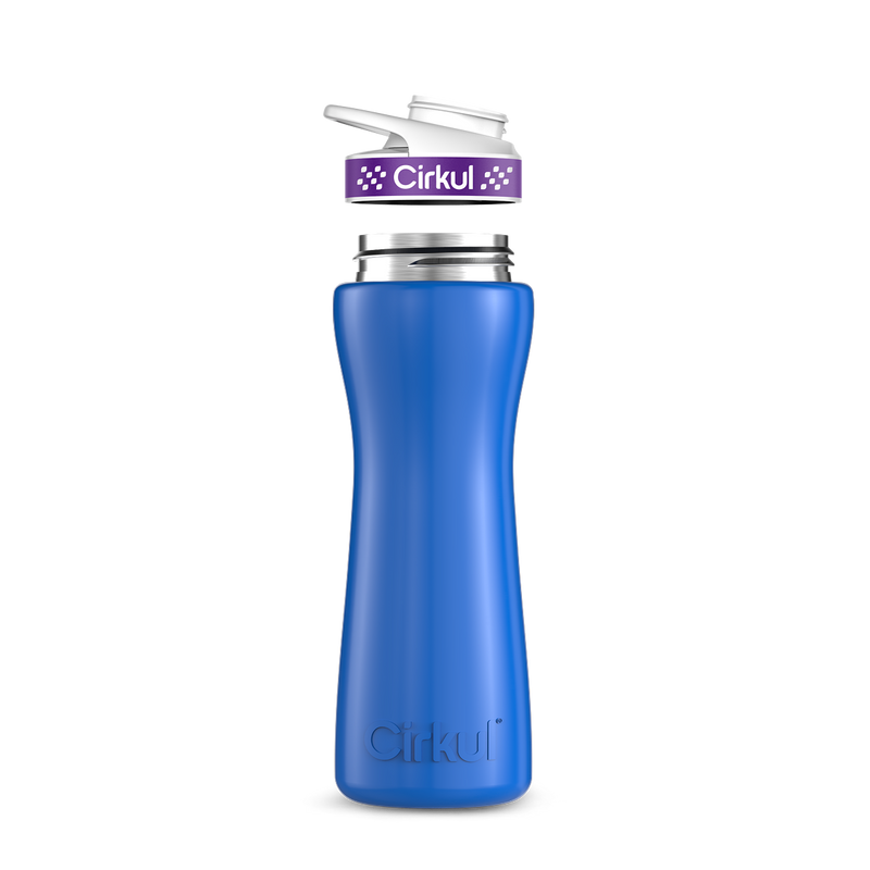 22oz. Stainless Steel Bottle & Comfort Grip  Lid