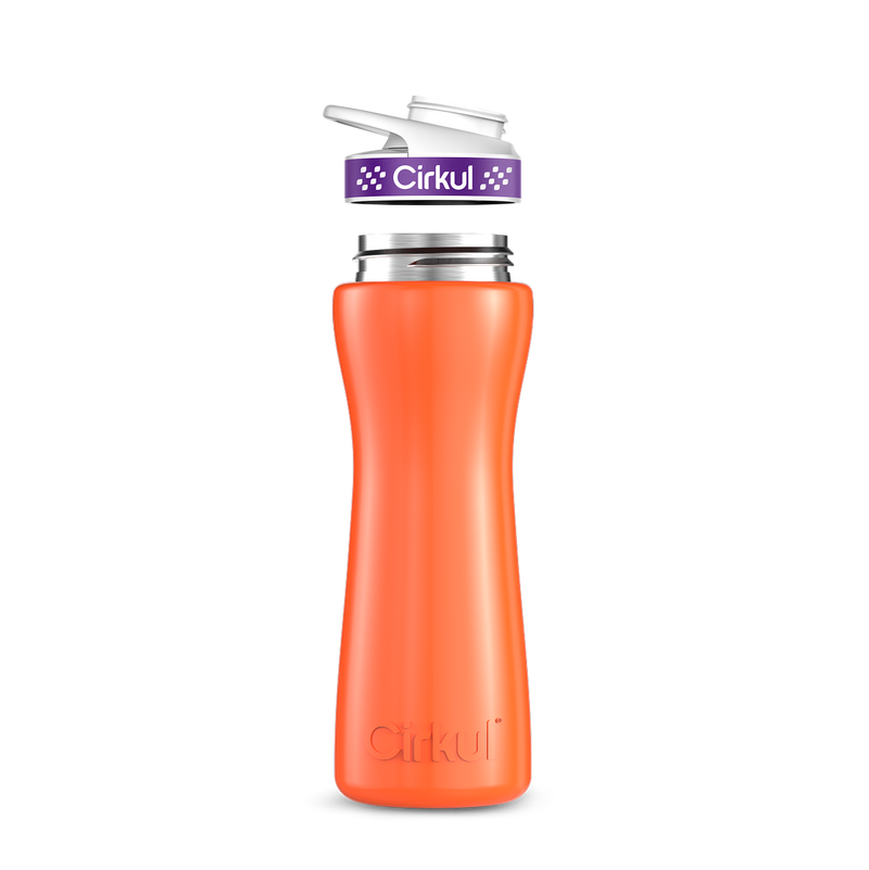 22oz. Stainless Steel Bottle & Comfort Grip  Lid