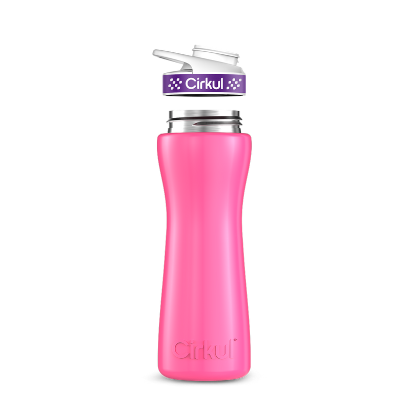 22oz. Stainless Steel Bottle & Comfort Grip  Lid