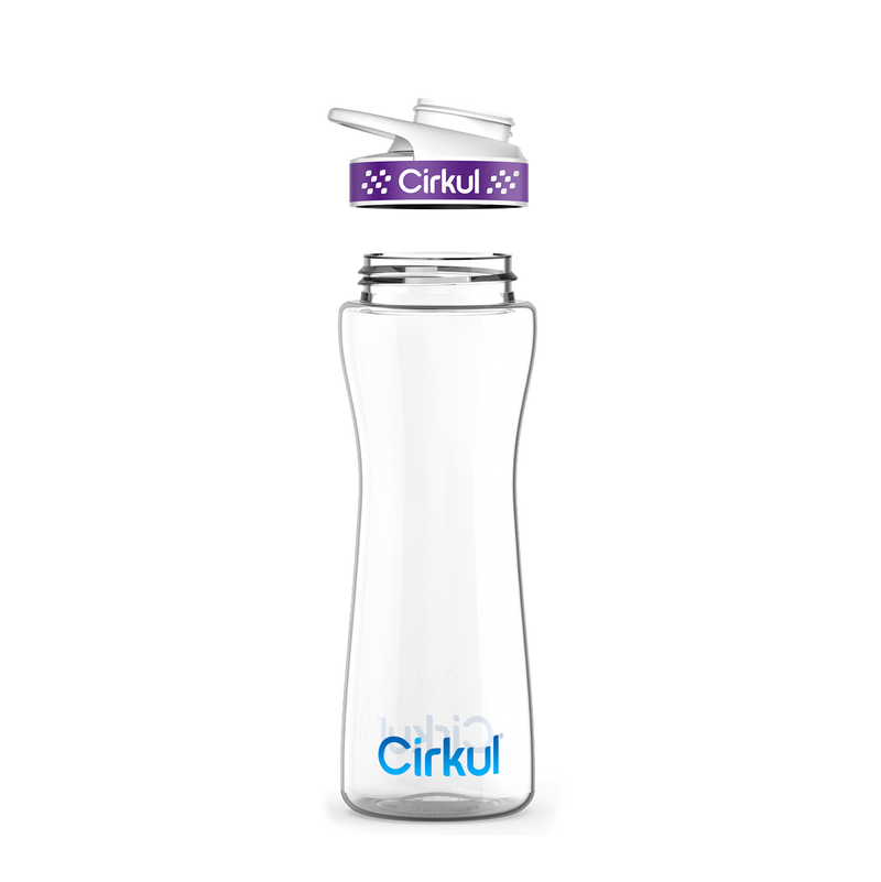 22oz. Plastic Bottle & Comfort  Grip Lid