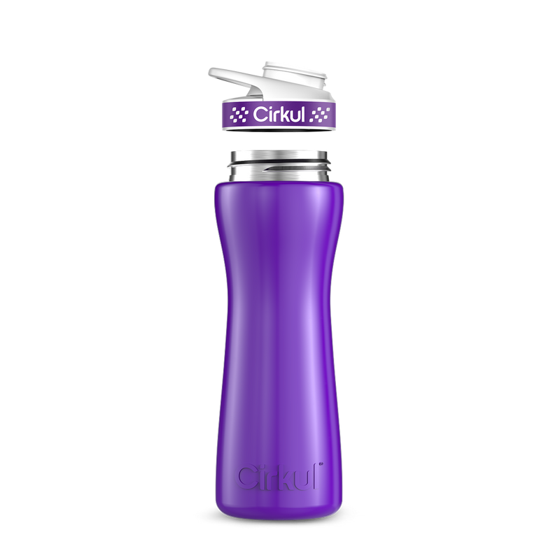 22oz. Stainless Steel Bottle & Comfort Grip  Lid