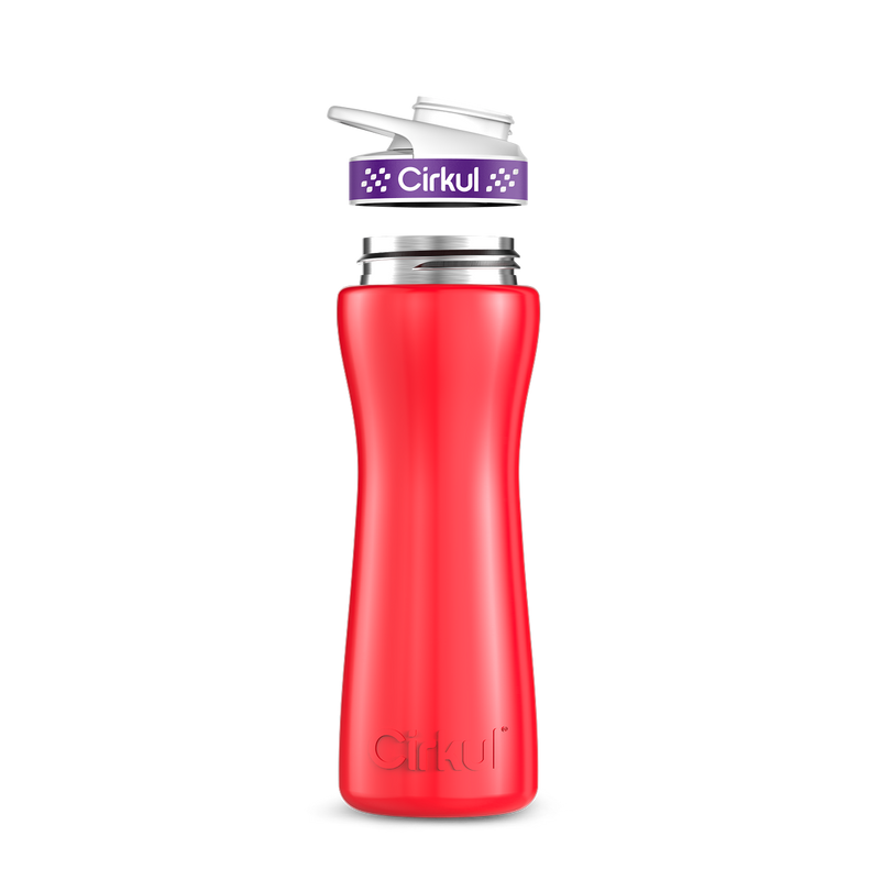 22oz. Stainless Steel Bottle & Comfort Grip  Lid