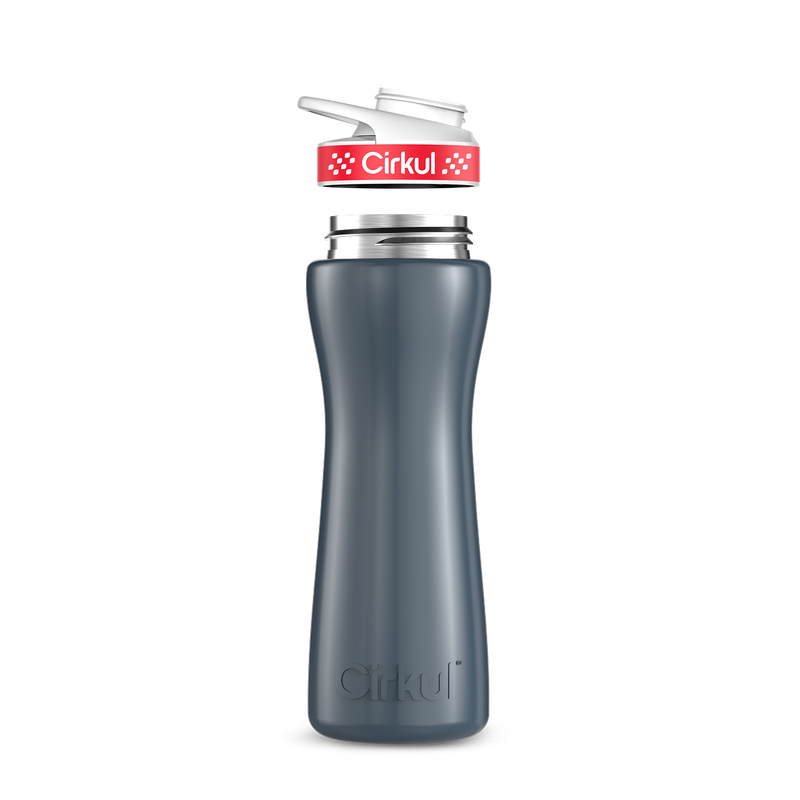 22oz. Stainless Steel Bottle & Comfort Grip  Lid